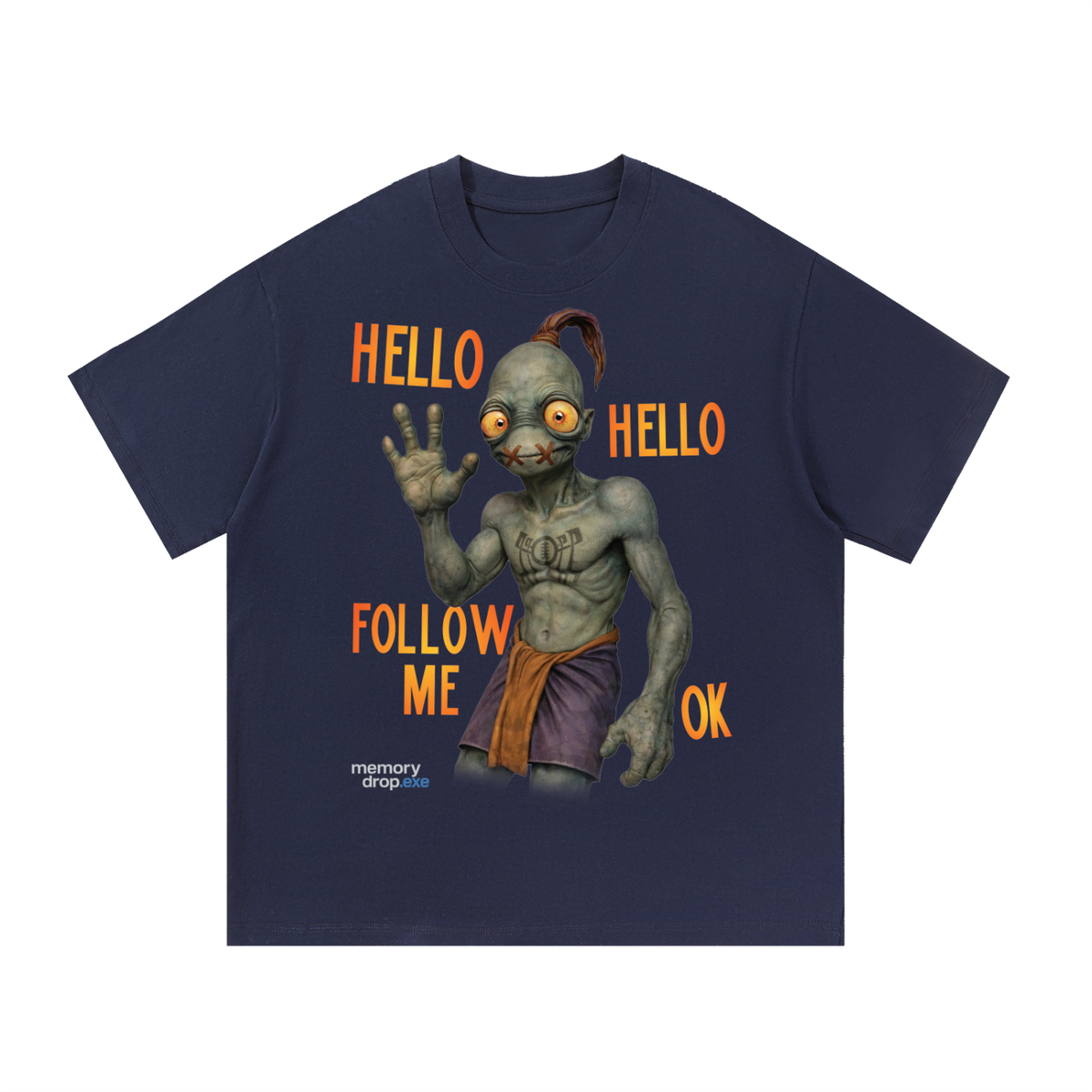 Oddworld: Abe’s 'Follow Me' Essential Cotton T-Shirt