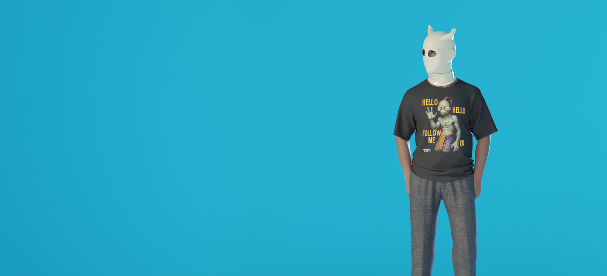 Oddworld: Abe’s 'Follow Me' Essential Cotton T-Shirt