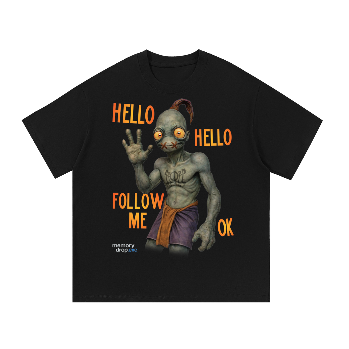 Oddworld: Abe’s 'Follow Me' Essential Cotton T-Shirt