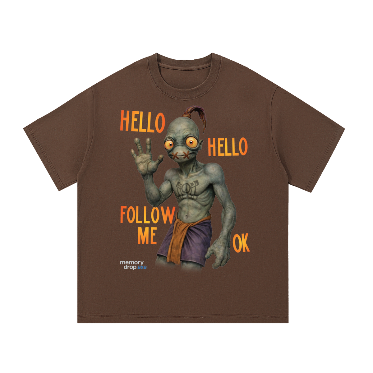 Oddworld: Abe’s 'Follow Me' Essential Cotton T-Shirt